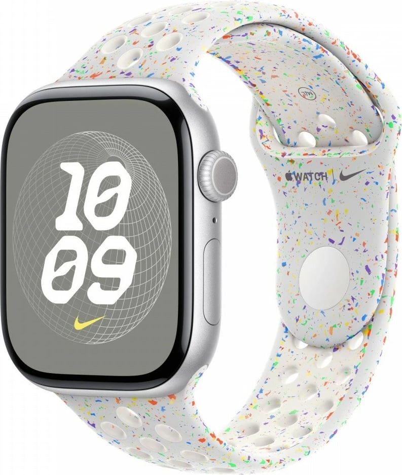 Rrip sportiv, Apple Nike, MYL43ZM/A, për Apple Watch 46 mm, S/M, Pure Platinum
