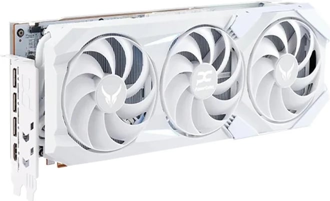 Kartelë grafike PowerColor Red Devil Radeon RX 9070 XT Spectral White, 16 GB GDDR6, e bardhë