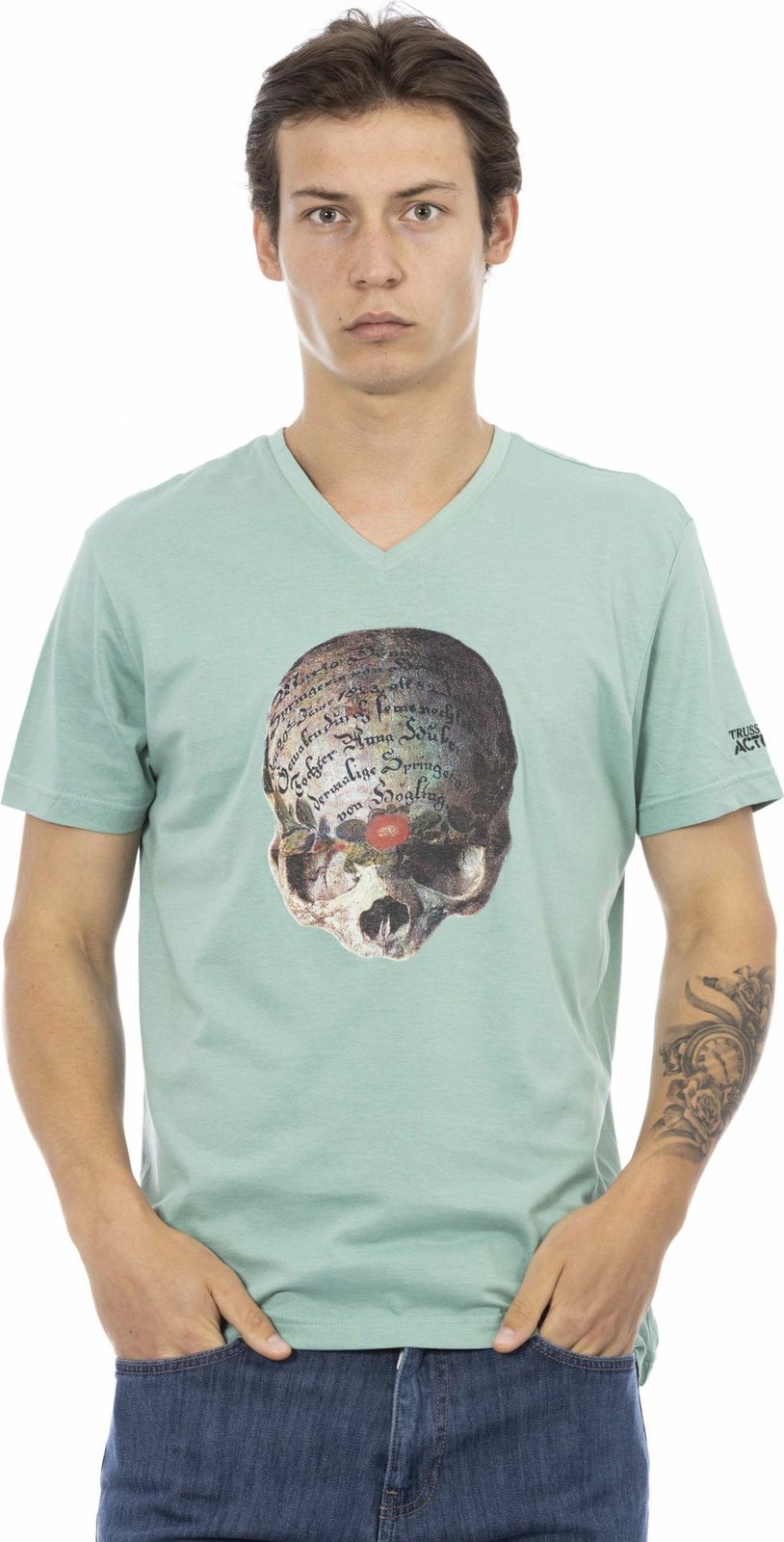 Maicë për meshkuj Trussardi Action, e gjelbër