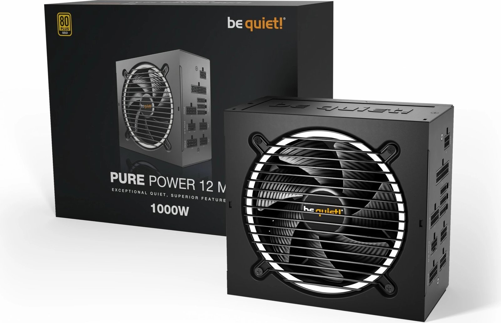 Furnizues energjie be quiet! Pure Power 12 M, 1000 W, 100 - 240 V, 1050 W, 50 - 60 Hz, 12 / 6 A, Aktiv