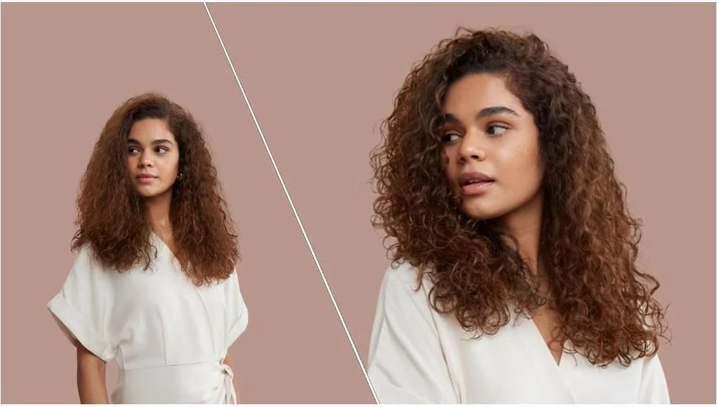 Tharëse flokësh Dyson Supersonic R Curly+Coily, pastel rozë/rozë ari