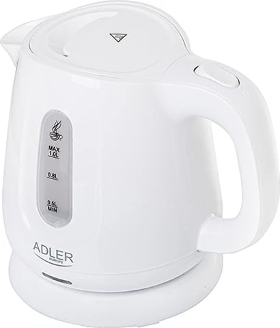 çajnik elektrik Adler AD 1373 1.0L 850W plastikë i bardhë