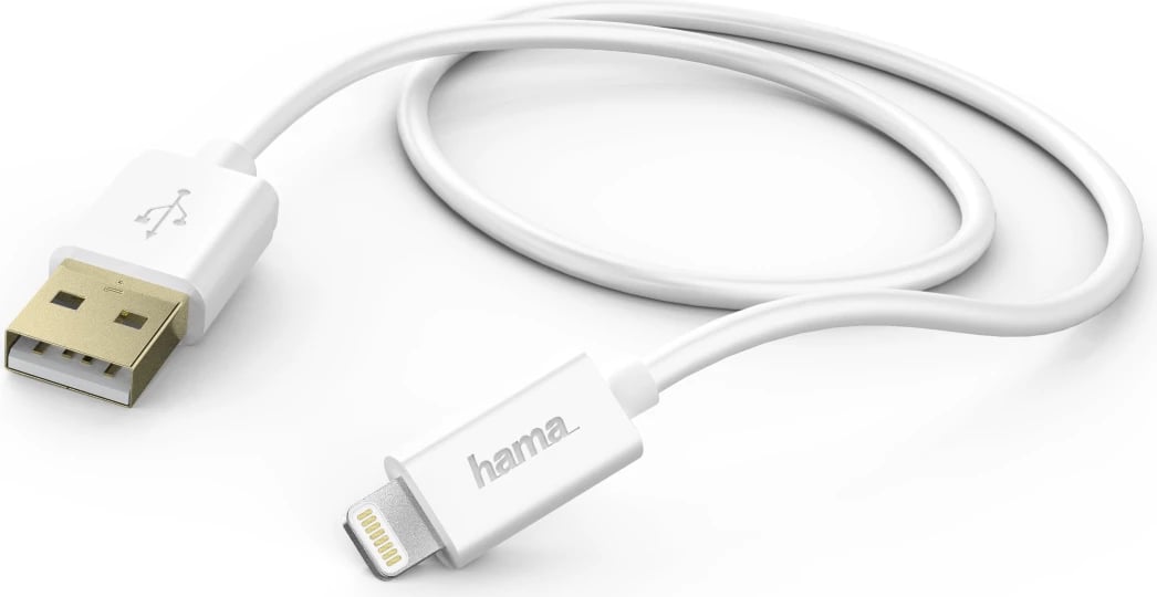 Hama Kabllo për Iphone, Lightning, 1.5 m,bardhë, 00201581