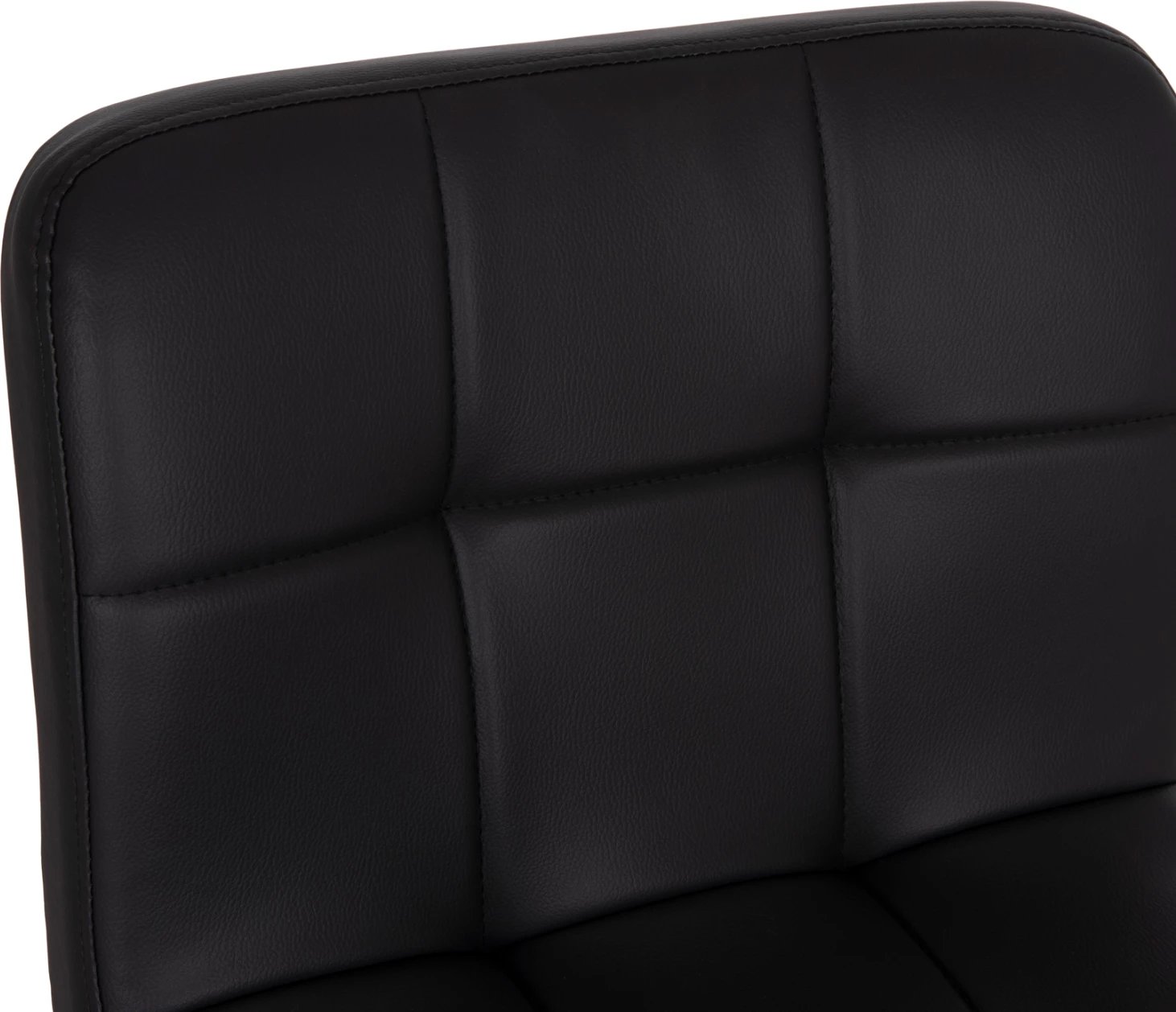 Karrige për bar rrotulluese DIANA, lëkurë PU e zezë, metal krom, FH202.21, 44x52x109cm, set prej 2 copë