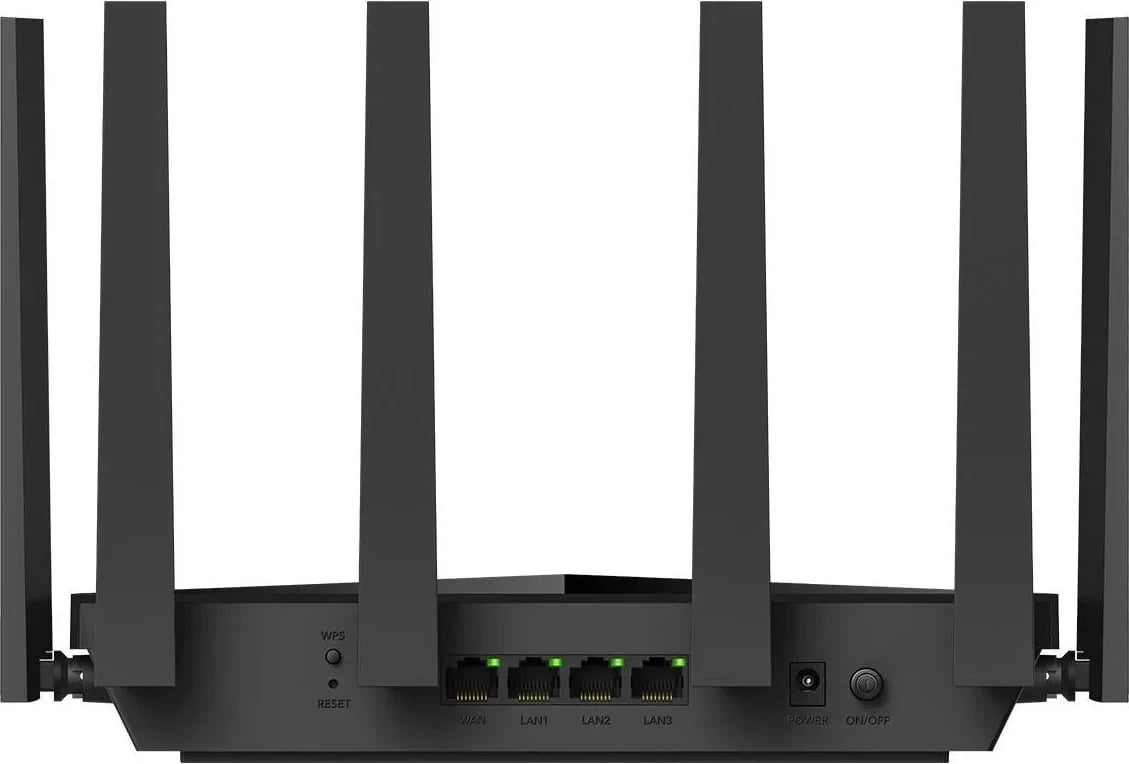 Router Cudy WR11000 Wi-Fi 7, 4 porta LAN, 4 bërthama, 512MB RAM, e zezë