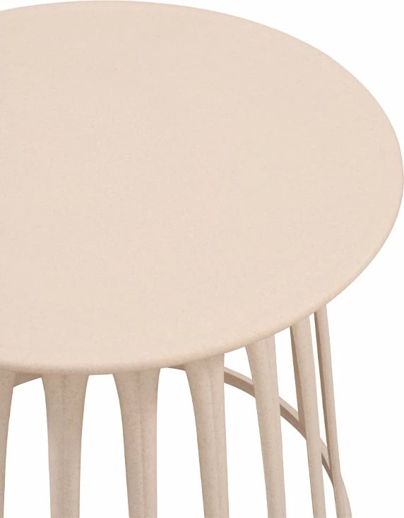 Tavolinë anësore Basket, terrazzo, 49.5x49.5x44 cm