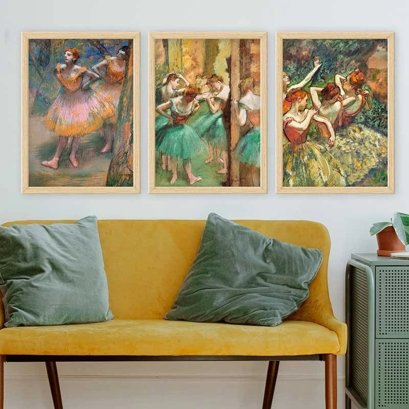 Pikturë dekorative me kornizë (3 copë), Wallity, 3NTC_UN2684790_3545