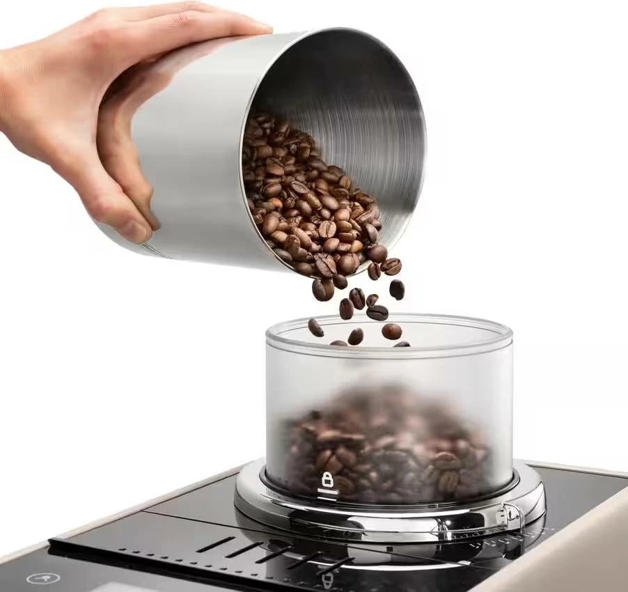 Makinë kafeje DeLonghi Rivelia EXAM440.55.BG 19 bar ekran me ngjyra 3.5" LatteCrema Sandy Cream