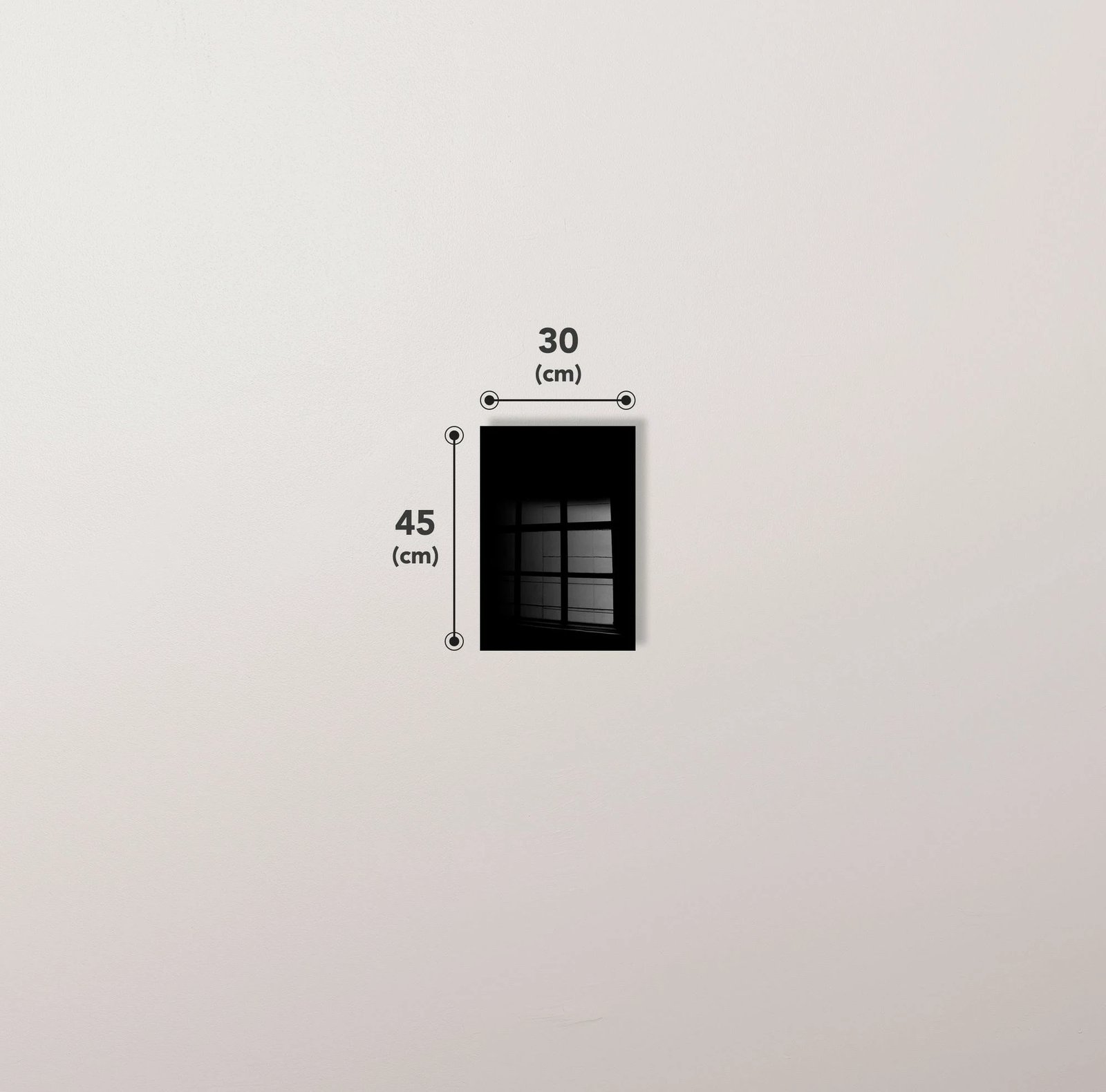 Pikturë dekorative prej xhami të temperuar, Banksy, shumëngjyrëshe, 30x45cm