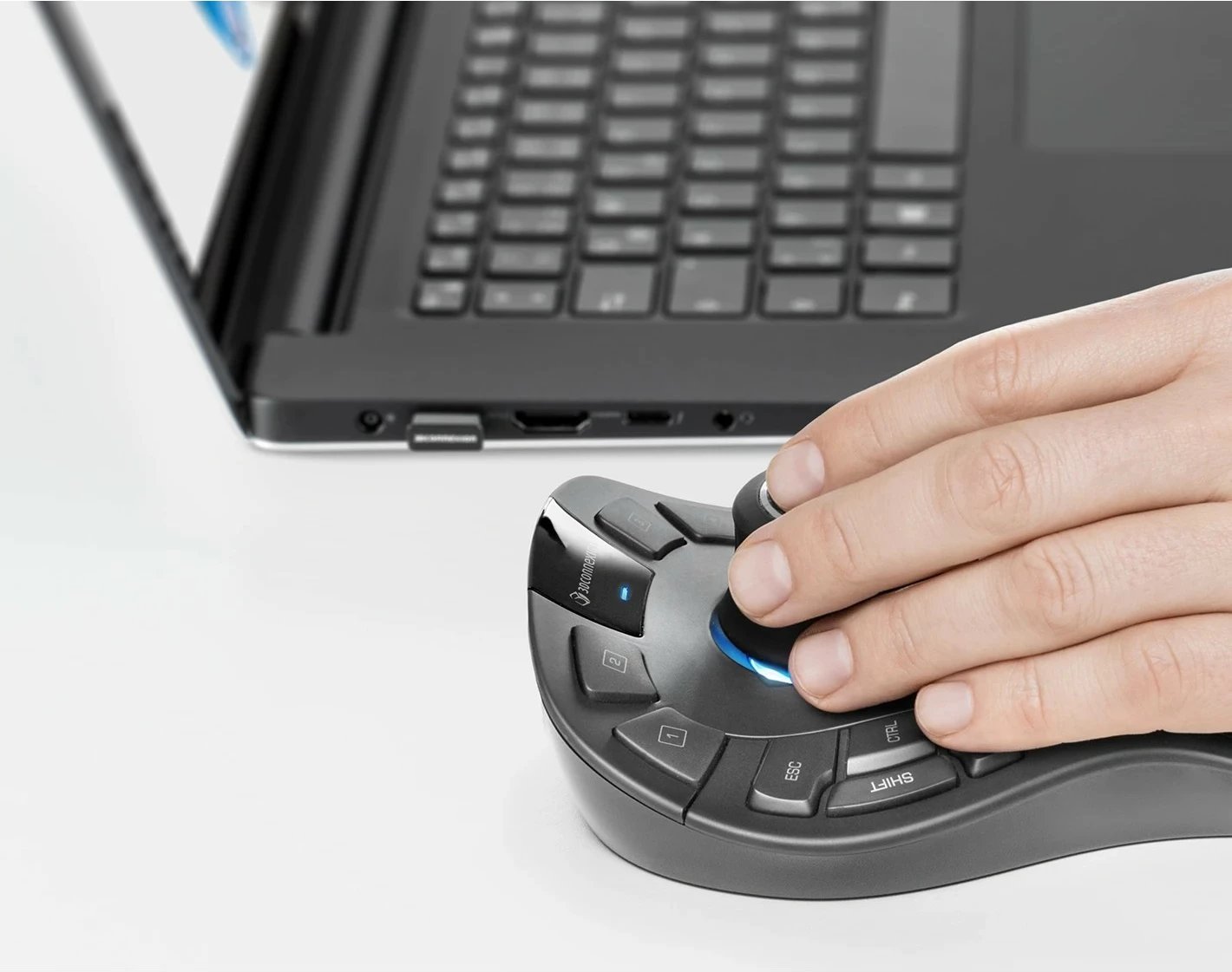 Maus 3D 3Dconnexion SpaceMouse Pro Wireless, Bluetooth, 15 butona, i zi