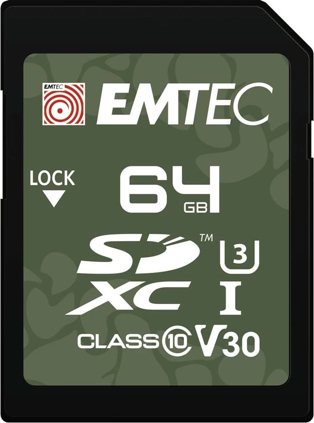 Kartelë memorie EMTEC SDHC 32GB, Class 10, UHS-I, V30, e gjelbër