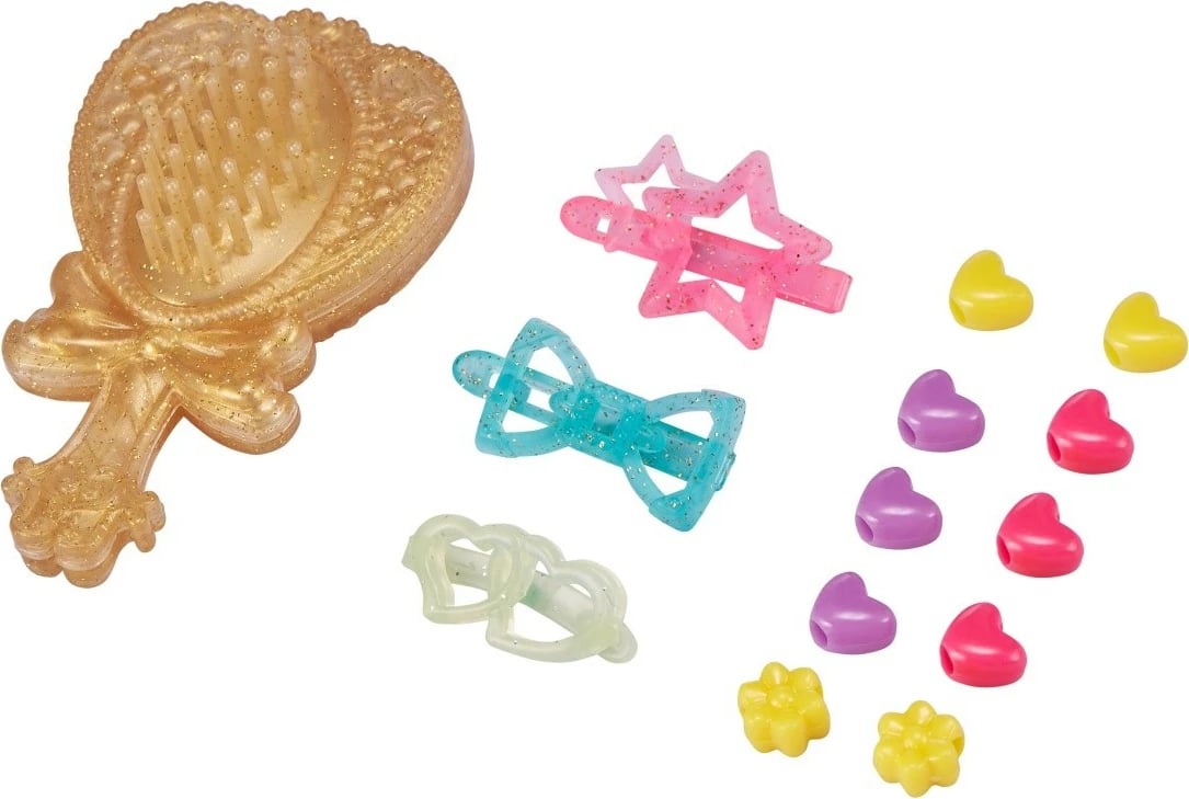 Set figurina unicorn Sparkle Girlz ZURU, 12 copë, plastikë, rozë/vjollcë
