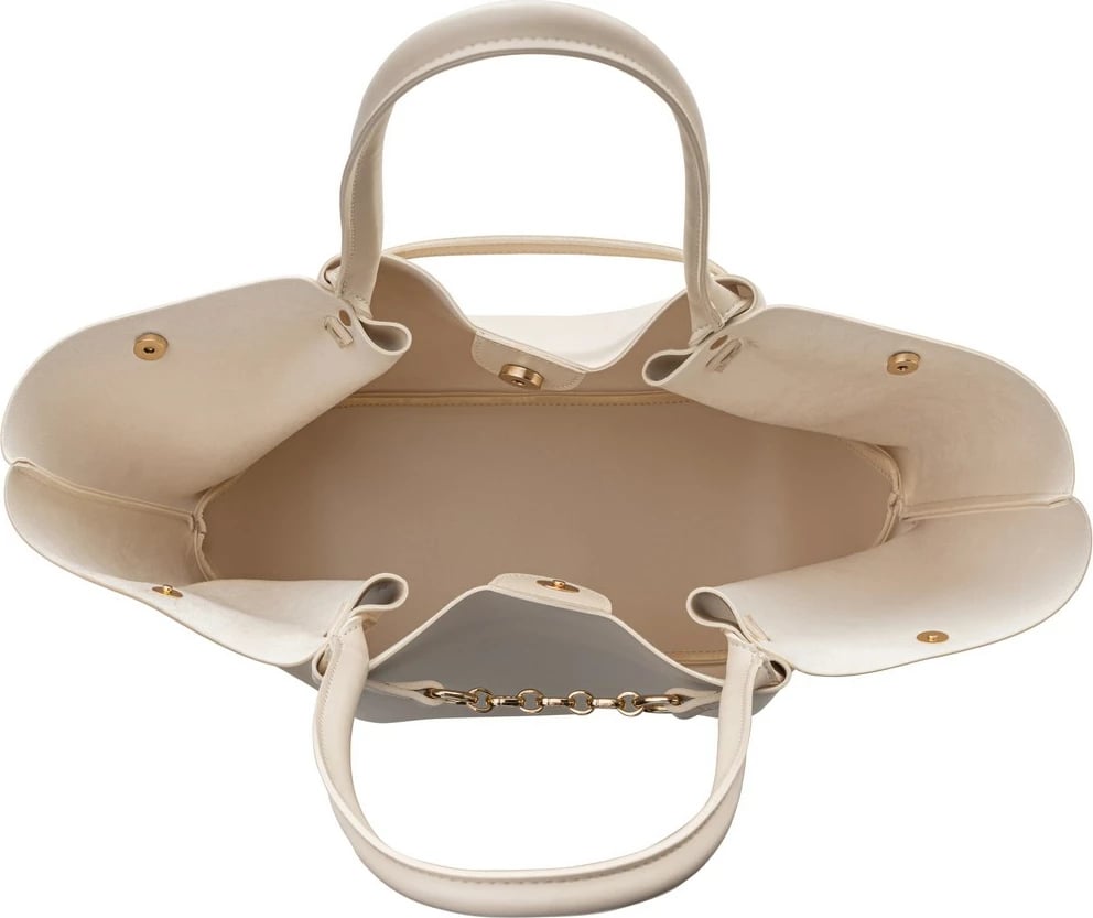 Çantë tote Lucky Bees, krem, 1249