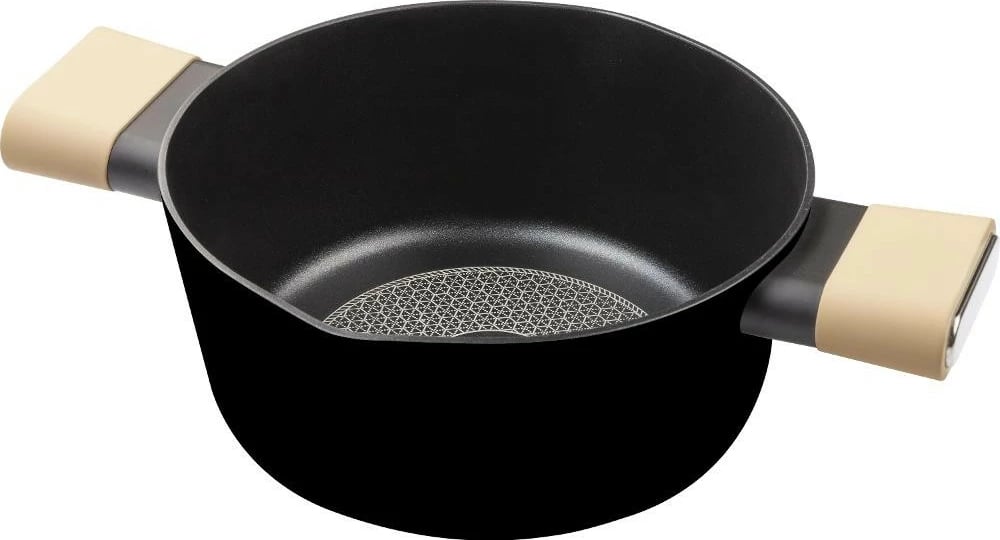Tenxhere POELE Lamart LT1218, 20cm, 2.4l, e zezë/bezhë