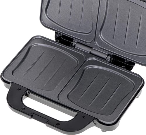 Toster sanduiçesh, Adler, CR 3054, 2 sanduiçe, 900W/1300W, pllaka jo ngjitëse, XL, 28.5x15.2 cm