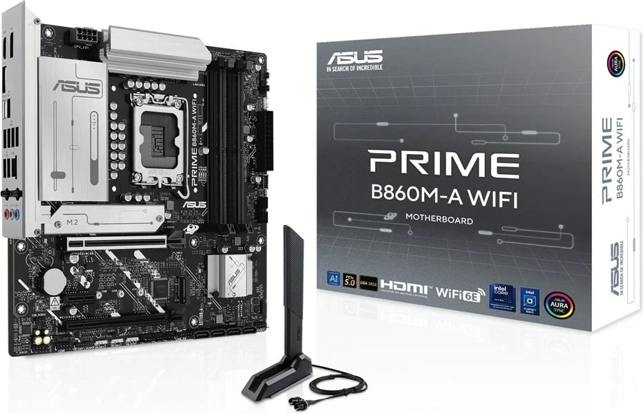 Pllakë amë ASUS PRIME B860M-A WIFI, micro ATX, Wi-Fi 6E