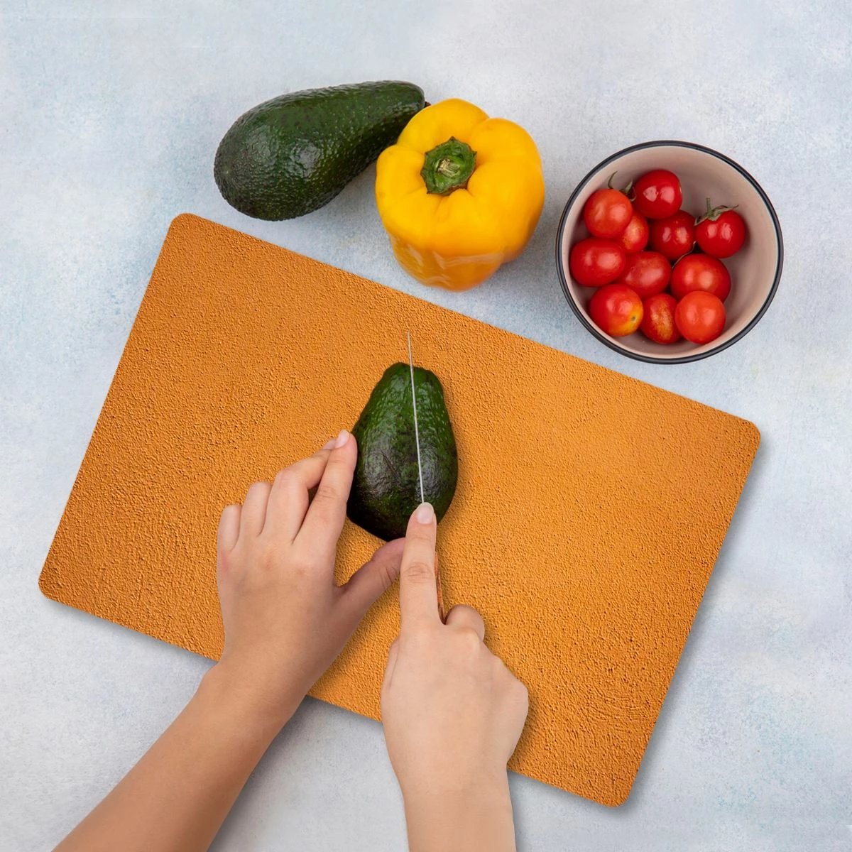 Dërrasë prerëse prej xhami të temperuar, shumëngjyrëshe, Hermia Ckt141 - 3040, 30x40cm