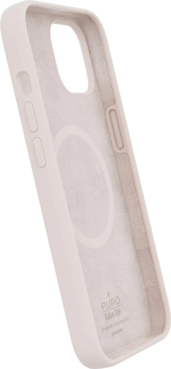 Mbështjellës Puro Icon Mag Pro MagSafe për iPhone 13/14, Silikon, Rozë