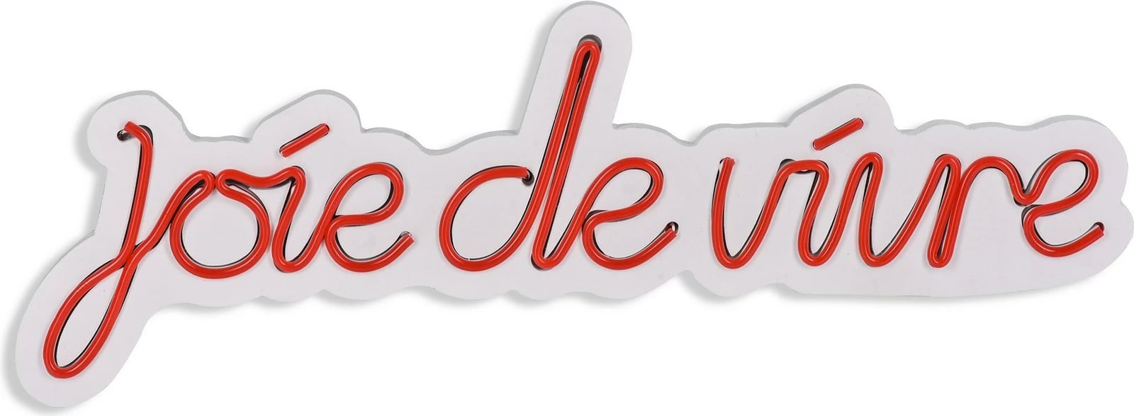 Dekor dritash LED plastike, Joie de Vivre, e kuqe