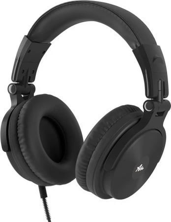 Kufje Audictus Voyager AWH-1514 me mikrofon, Stereo, 3.5 mm/6.3 mm, të zeza