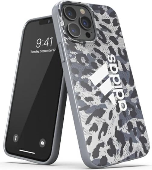 Mbështjellës Adidas OR Snap Case Leopard për iPhone 13 Pro / 13, 6.1", Gri