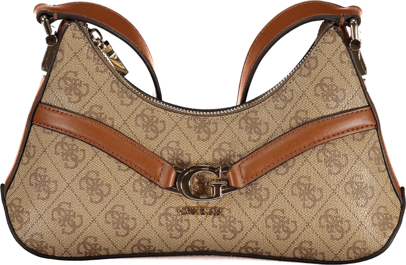 Çantë për femra GUESS JEANS DEA MINI, bezhë