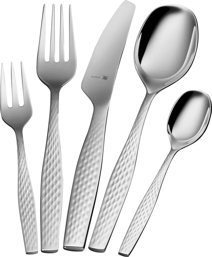 Set i lugëve dhe pirunëve WMF Sentic 30 copë, Inox