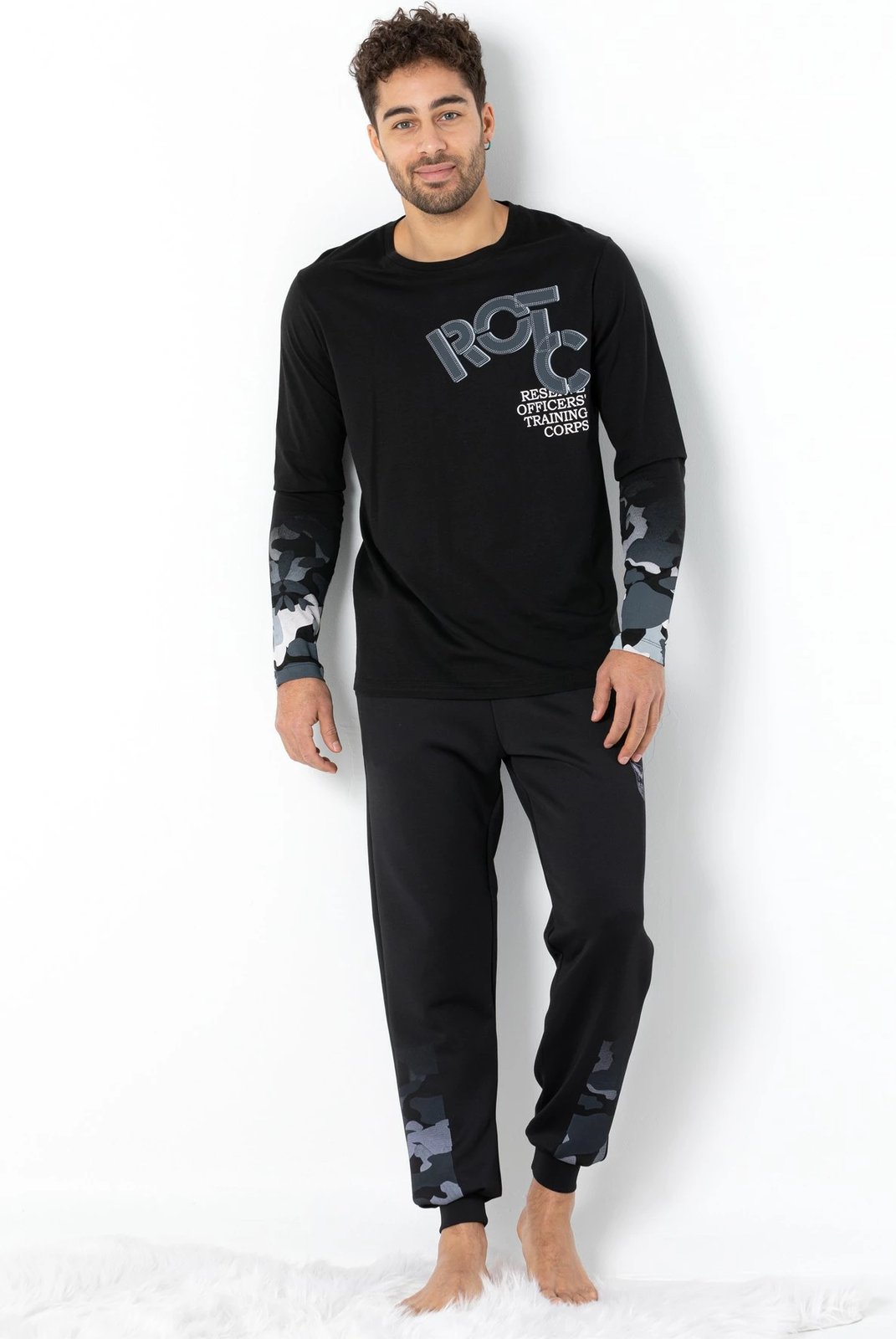 Pizhama për burra, ngjyrë e zezë, Jumeon, 002-000690004