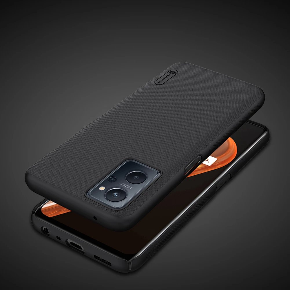 Mbështjellës Nillkin Super Frosted Shield për Realme 9i, i zi