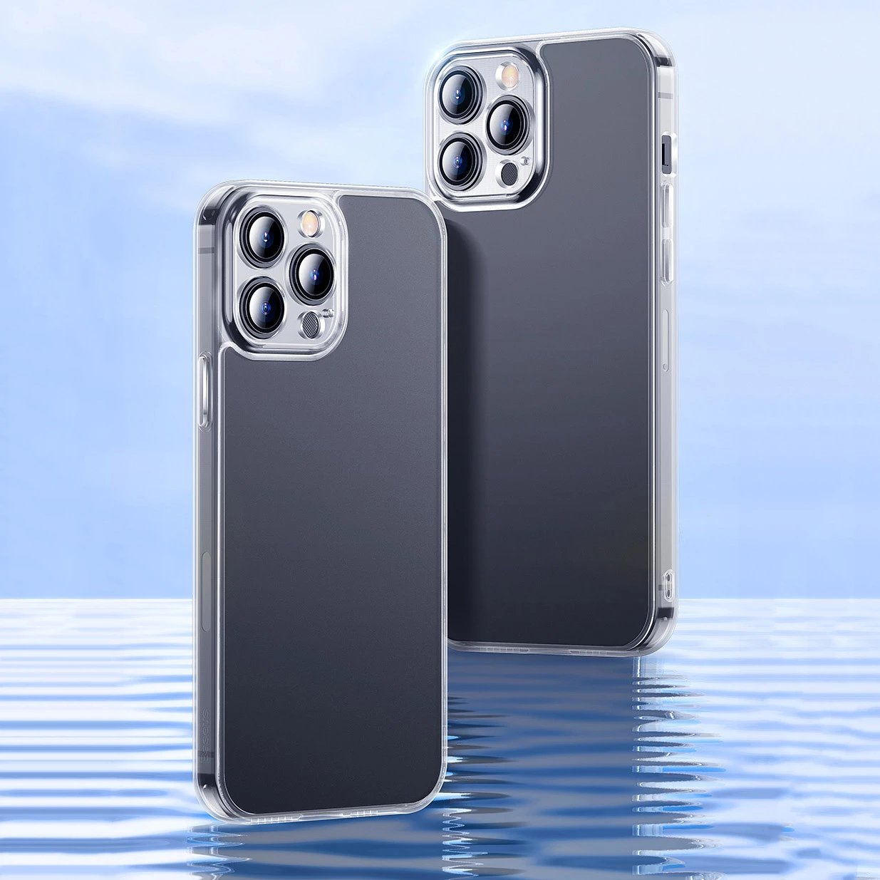 Mbështjellës Baseus Frosted Glass Case për iPhone 13 Pro, Transparent Mbështjellës Baseus Frosted Glass Case për iPhone 13 Pro, Transparent