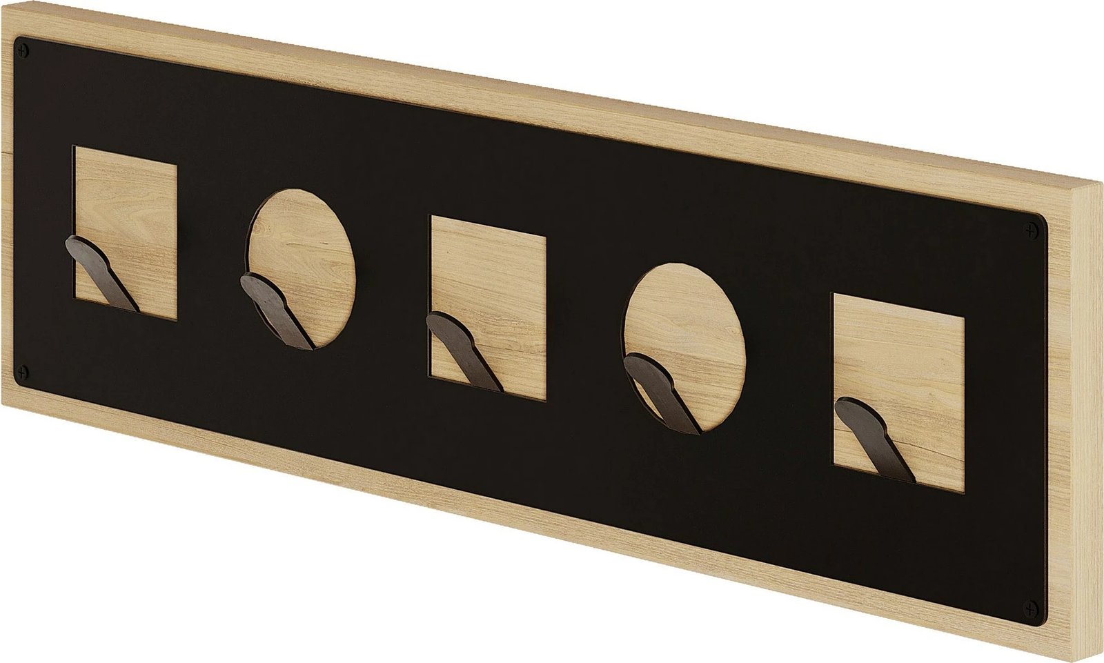 Varëse palltosh Skye Decor, Icon Hanger, ngjyrë lisi, Sapphire