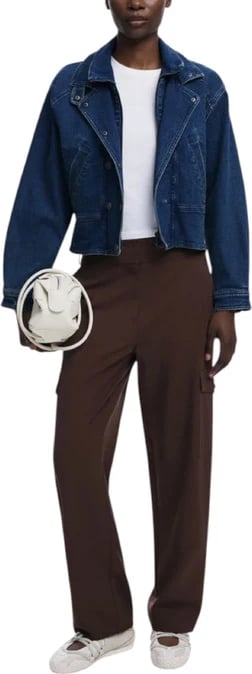 Pantallona Desigual femra, kafe