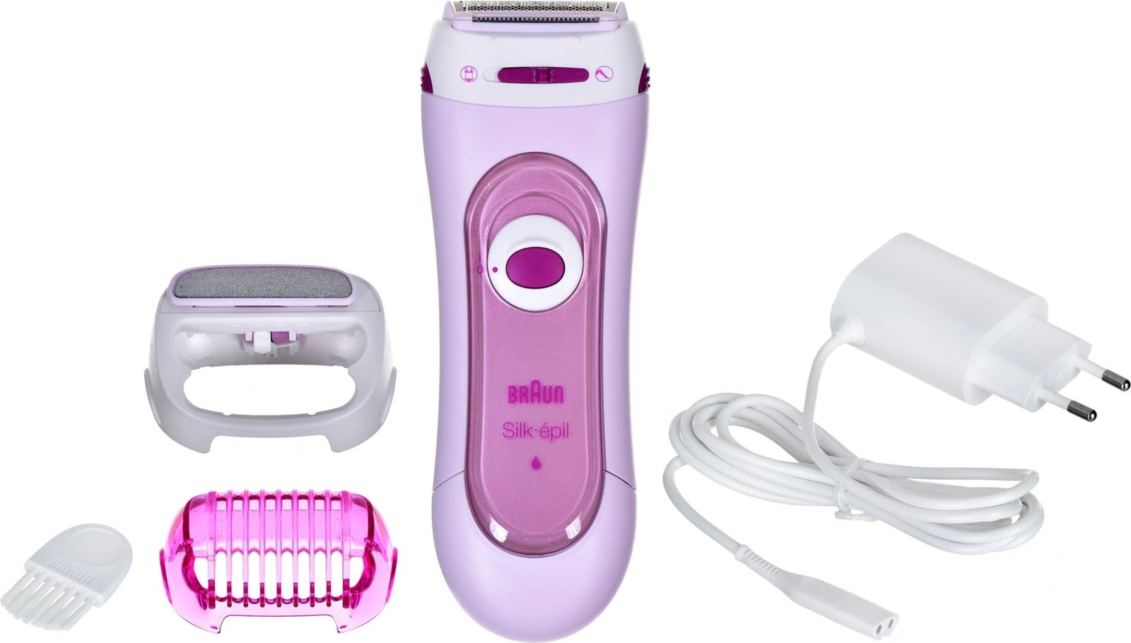 Depilator Silk-épil Braun Lady Shaver 5360, rozë