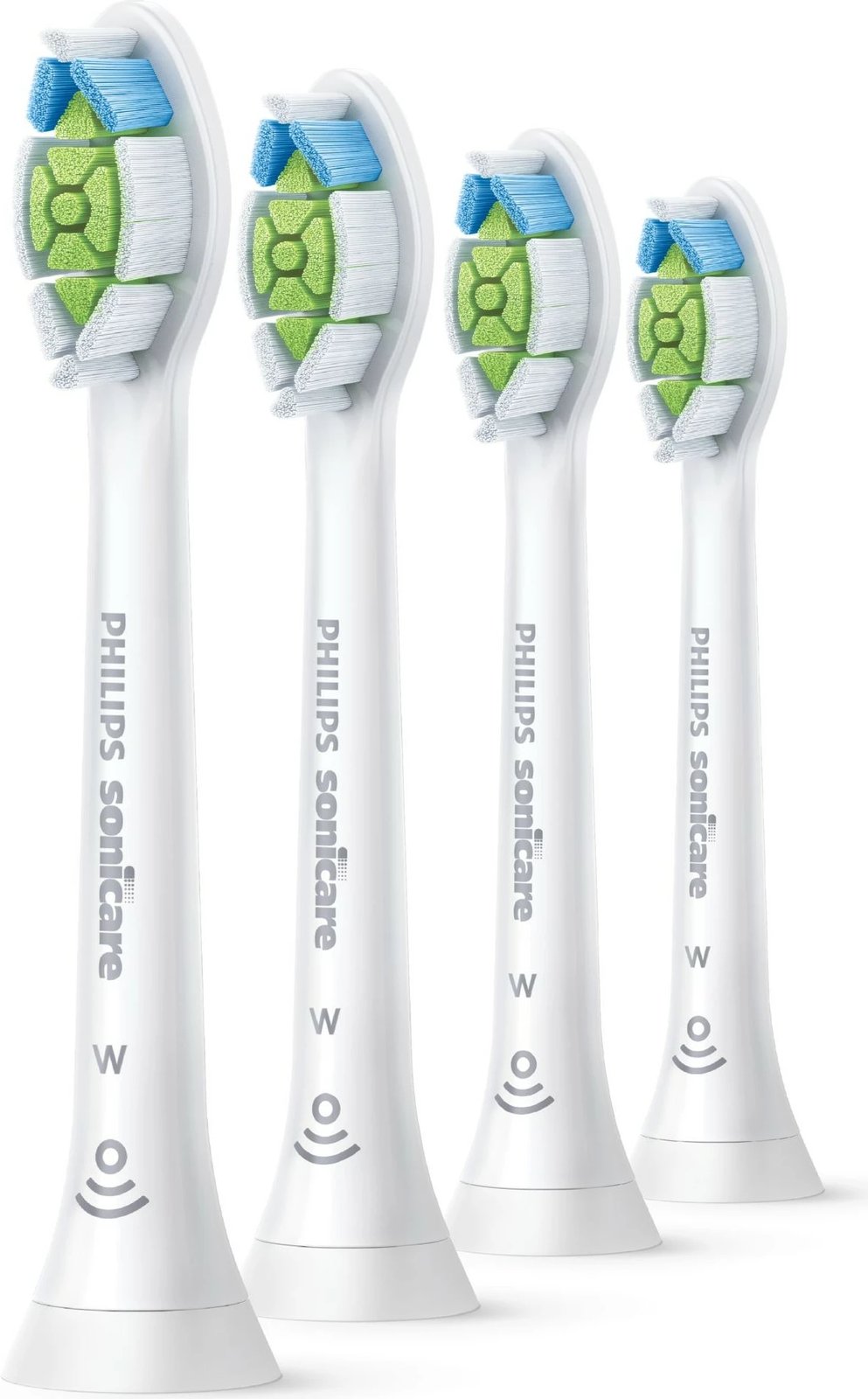 Koka brushë Philips W Optimal White HX6064/10, 4 copë, e bardhë, Medium Koka brushë Philips W Optimal White HX6064/10, 4 copë, e bardhë, Medium