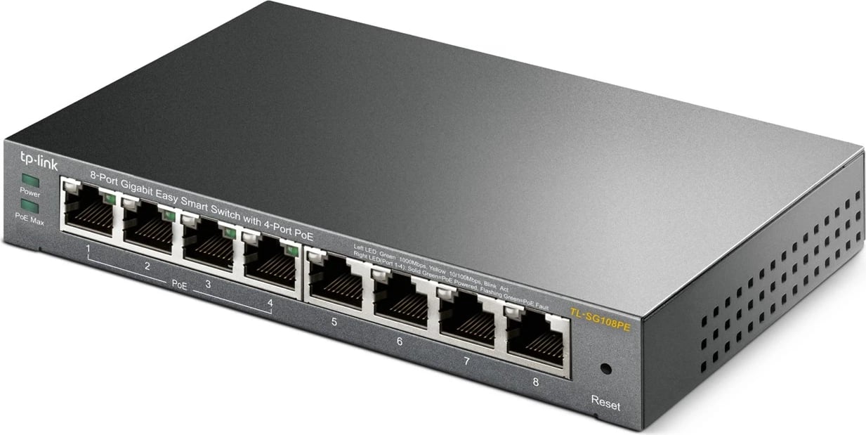 Switch TP-Link, 8 porte, 16GB/s, i zi