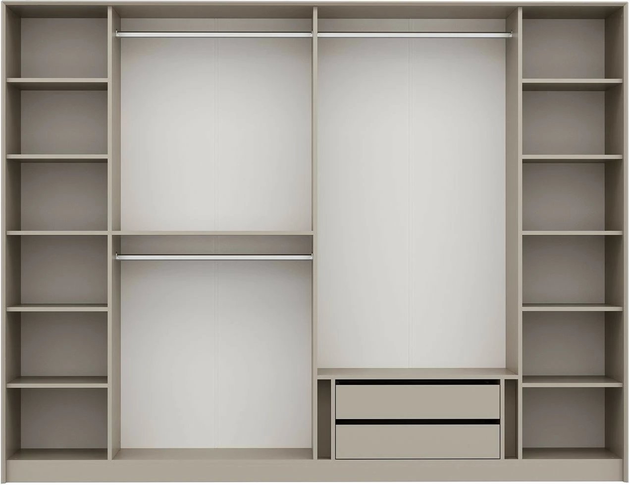 Dollap Skye Decor, ngjyrë e bardhë, ari, fume, Luxe - 7937