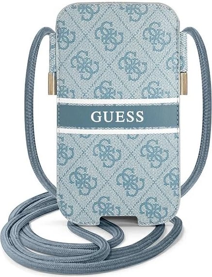 Mbështjellës telefoni Guess GUPHL4GDBL 6.7", lëkurë sintetike, blu