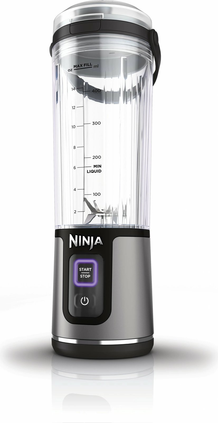 Blender sportiv Ninja Blast, 0.53 L, 14.4 W, i zi