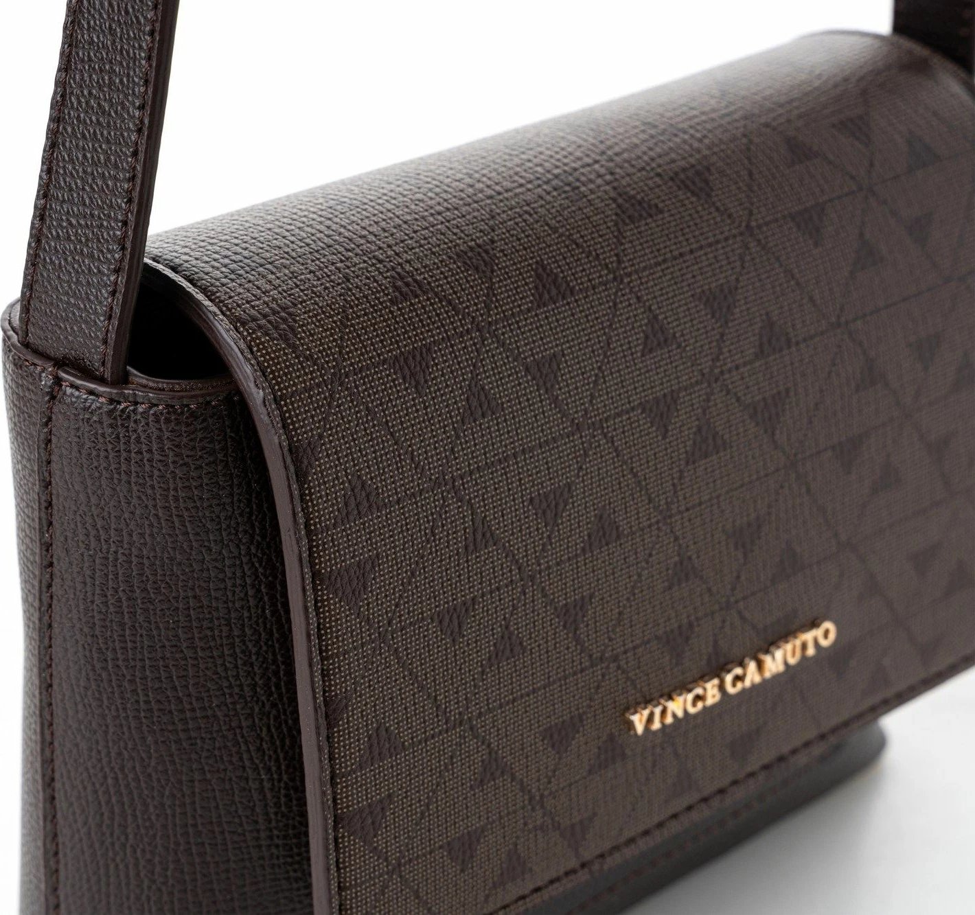 Çantë crossbody Vince Camuto, Matera, kafe me monogram