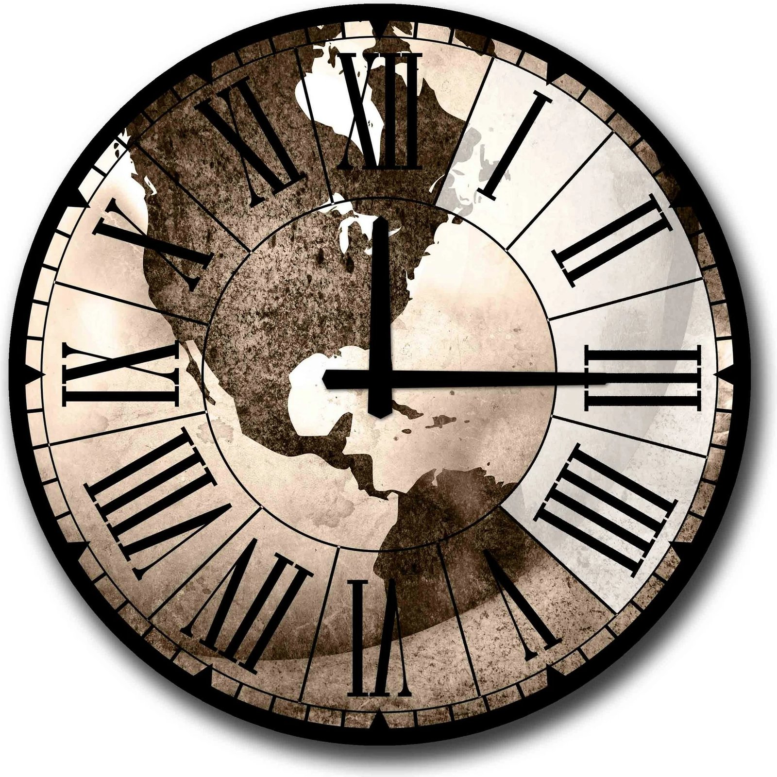 Orë dekorative MDF, shumëngjyrëshe, Wallity, 50cm