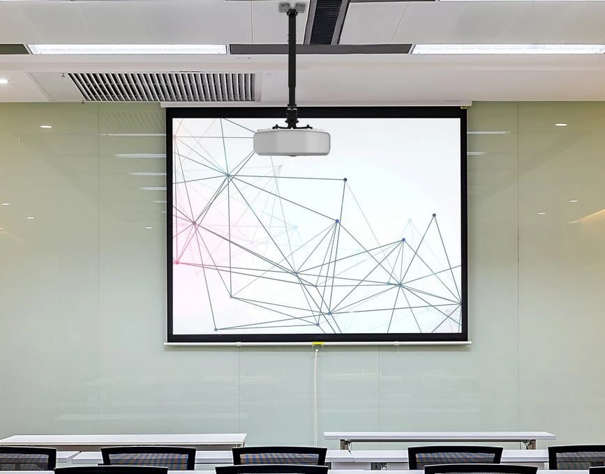 Mbajtës projektori EQUIP, universal, montim në mur/tavan, 20 kg, i bardhë