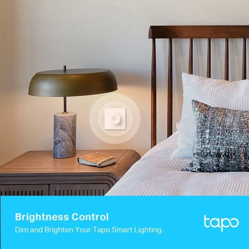 dimmer smart dritash, TP-Link Tapo S200D, wireless, e bardhë