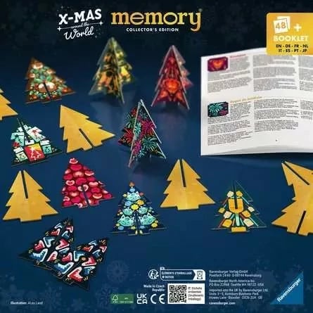 Lojë tavoline Ravensburger Memory për fëmijë e të rritur, 2-8 lojtarë