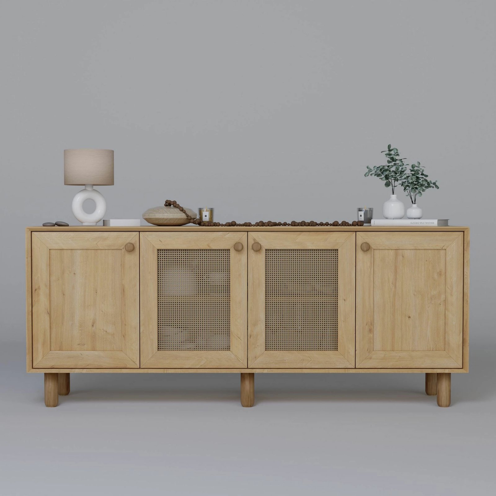 Konsolë Skye Decor, stil bohemian, ngjyrë arre, 1600-151