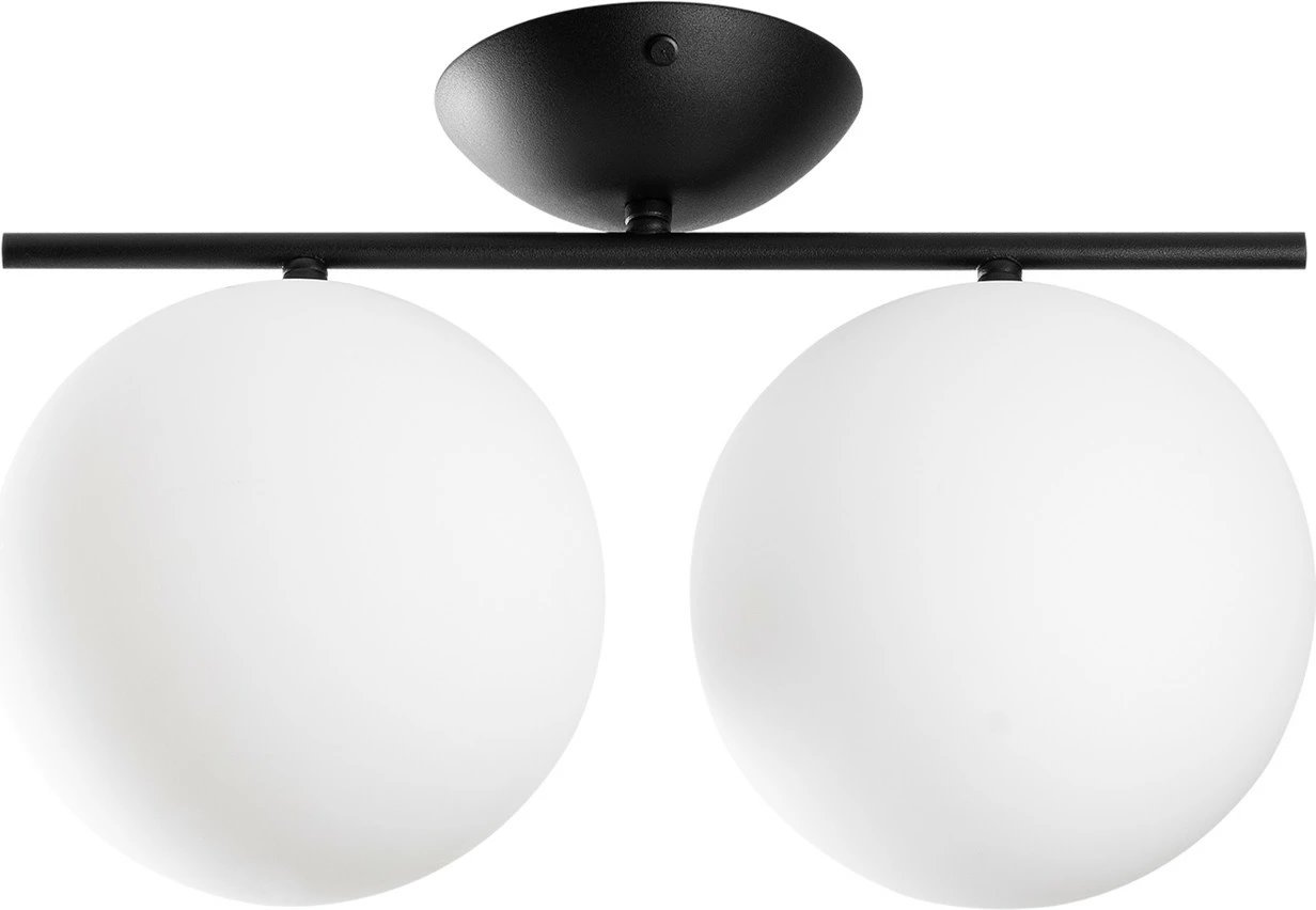 Llambë tavani Opviq, Luminar - 14115, trup metalik, ngjyrë e zezë