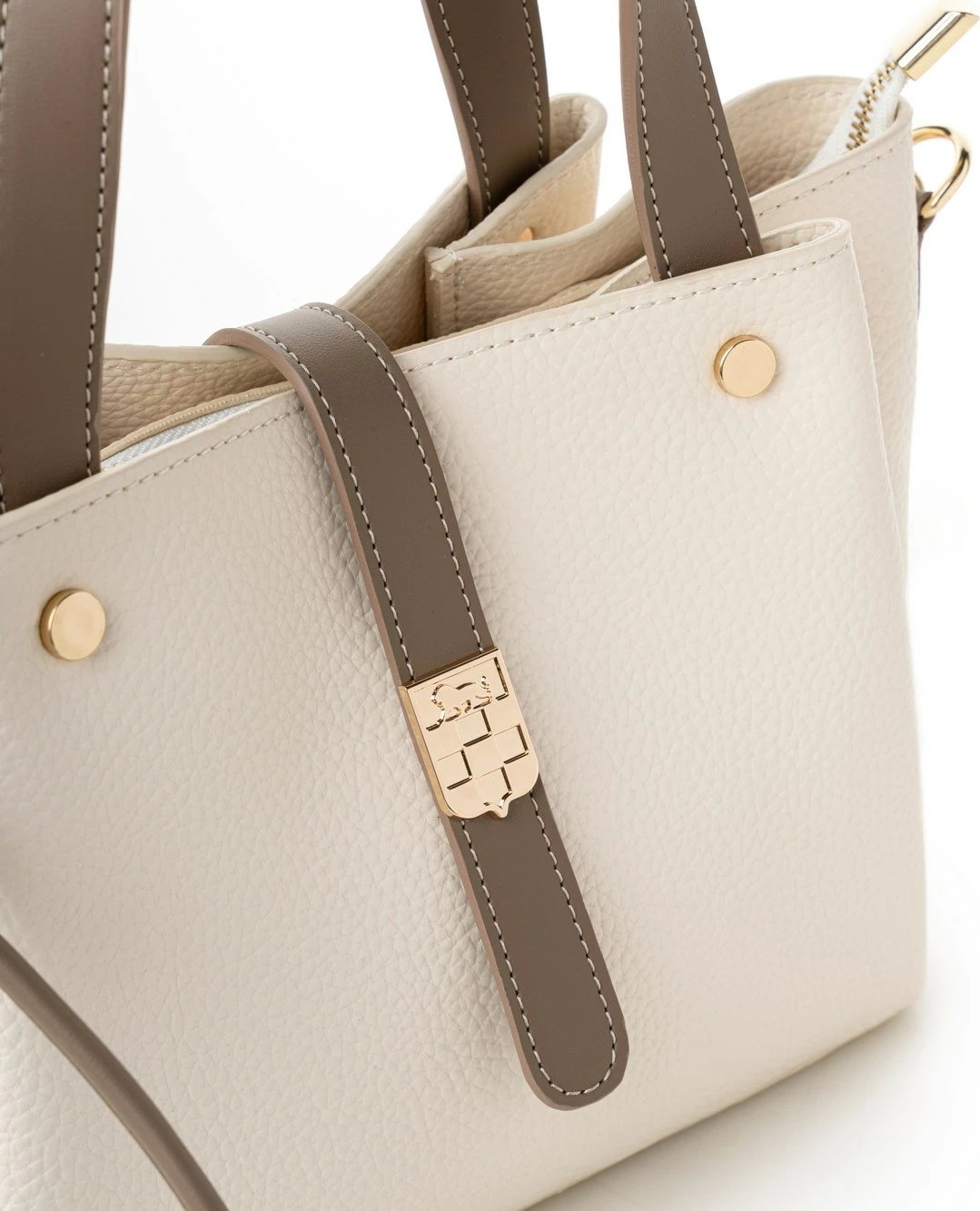 Çantë dore Vince Camuto, Bellagio, krem dhe mink