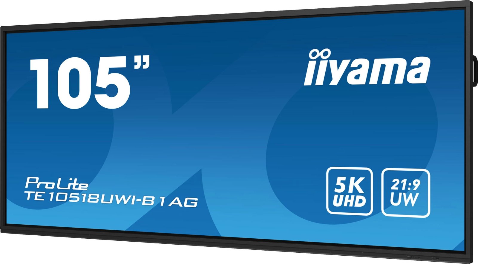 Ekran interaktiv iiyama PROLITE TE10518UWI-B1AG 105 inç, 5K UHD, Wi-Fi, Touchscreen, LED