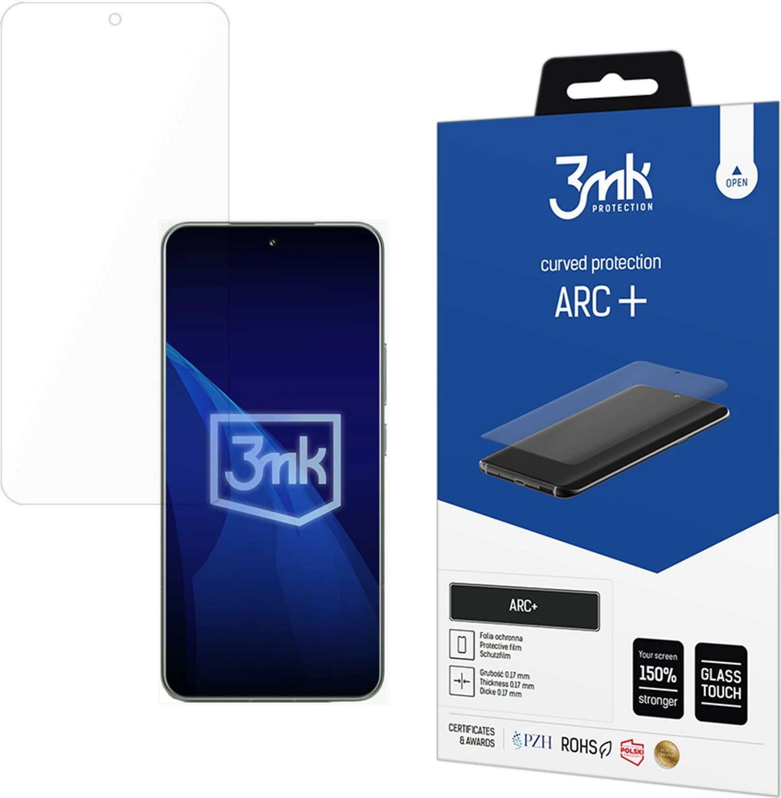 Folje mbrojtëse për ekran, 3mk Protection ARC+, për Xiaomi 15 Pro, TPU, transparente