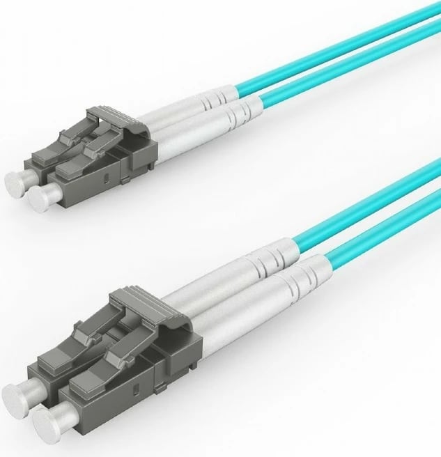 Kabllo optike Gembird CFO-MDOM4-LC/LC-10M, multimode duplex, 10m, turkuaz