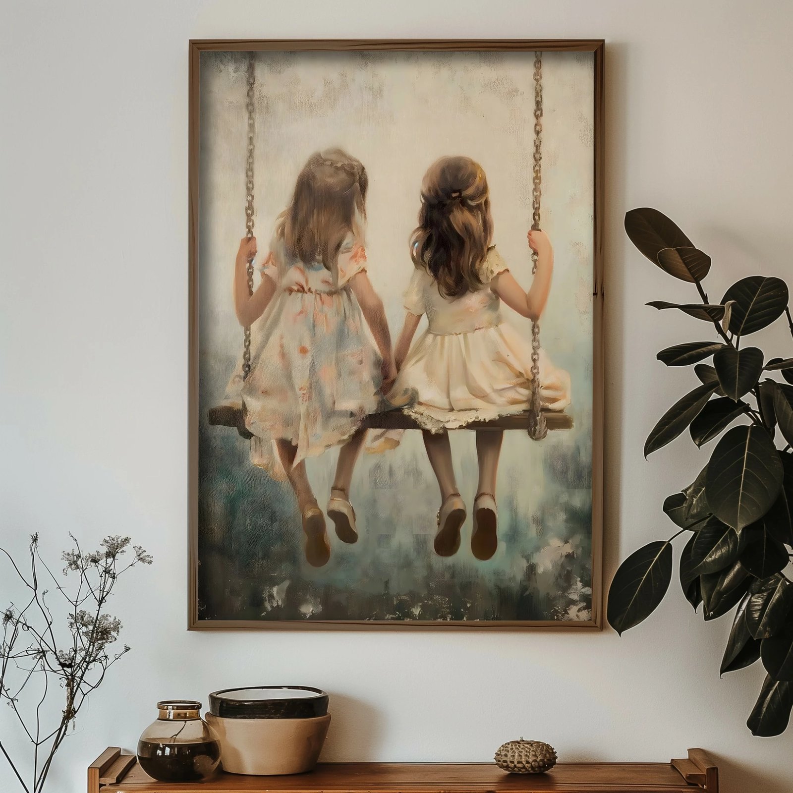 Pikturë dekorative me kornizë MDF, Wallity, GE235-L